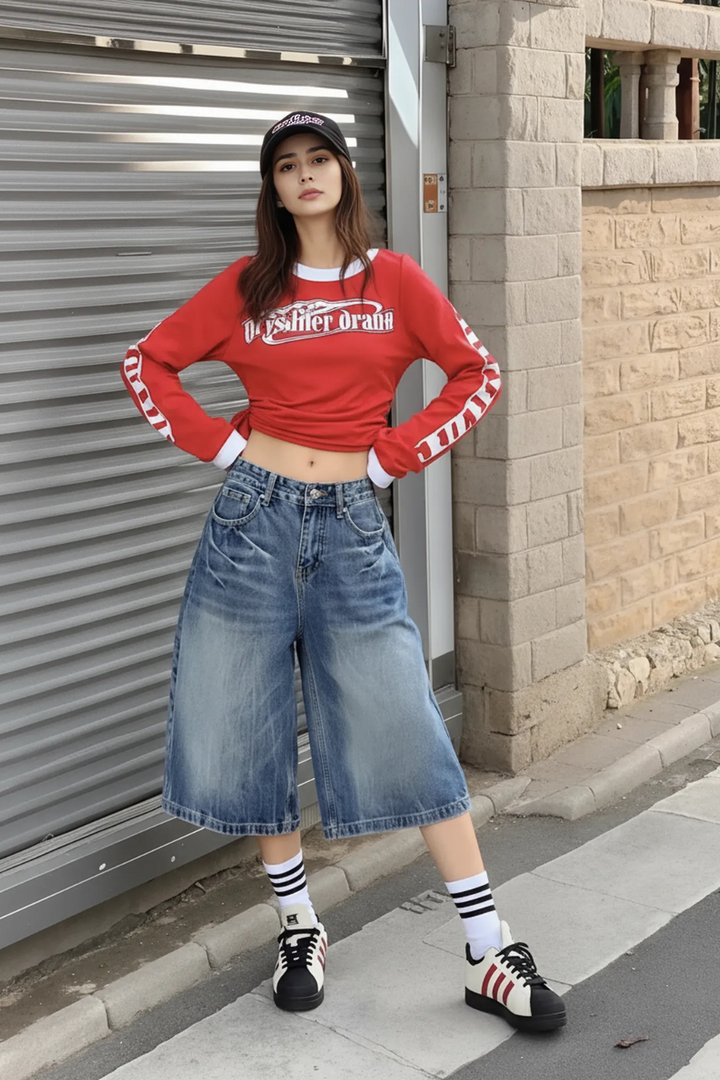 Baggy skater jorts