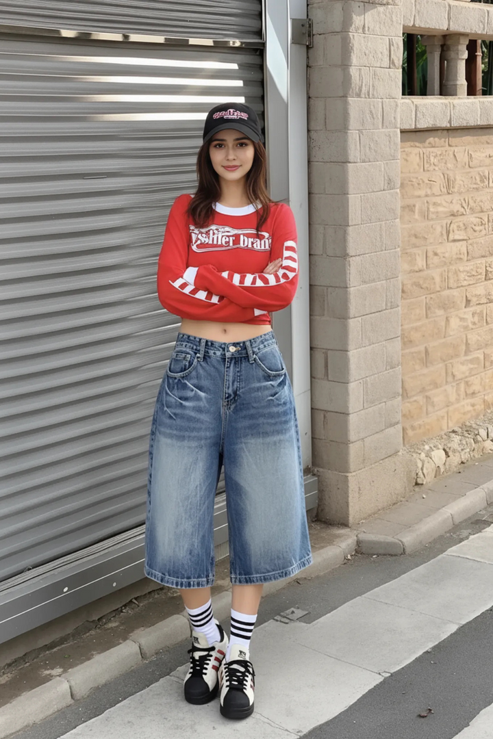 Baggy skater jorts