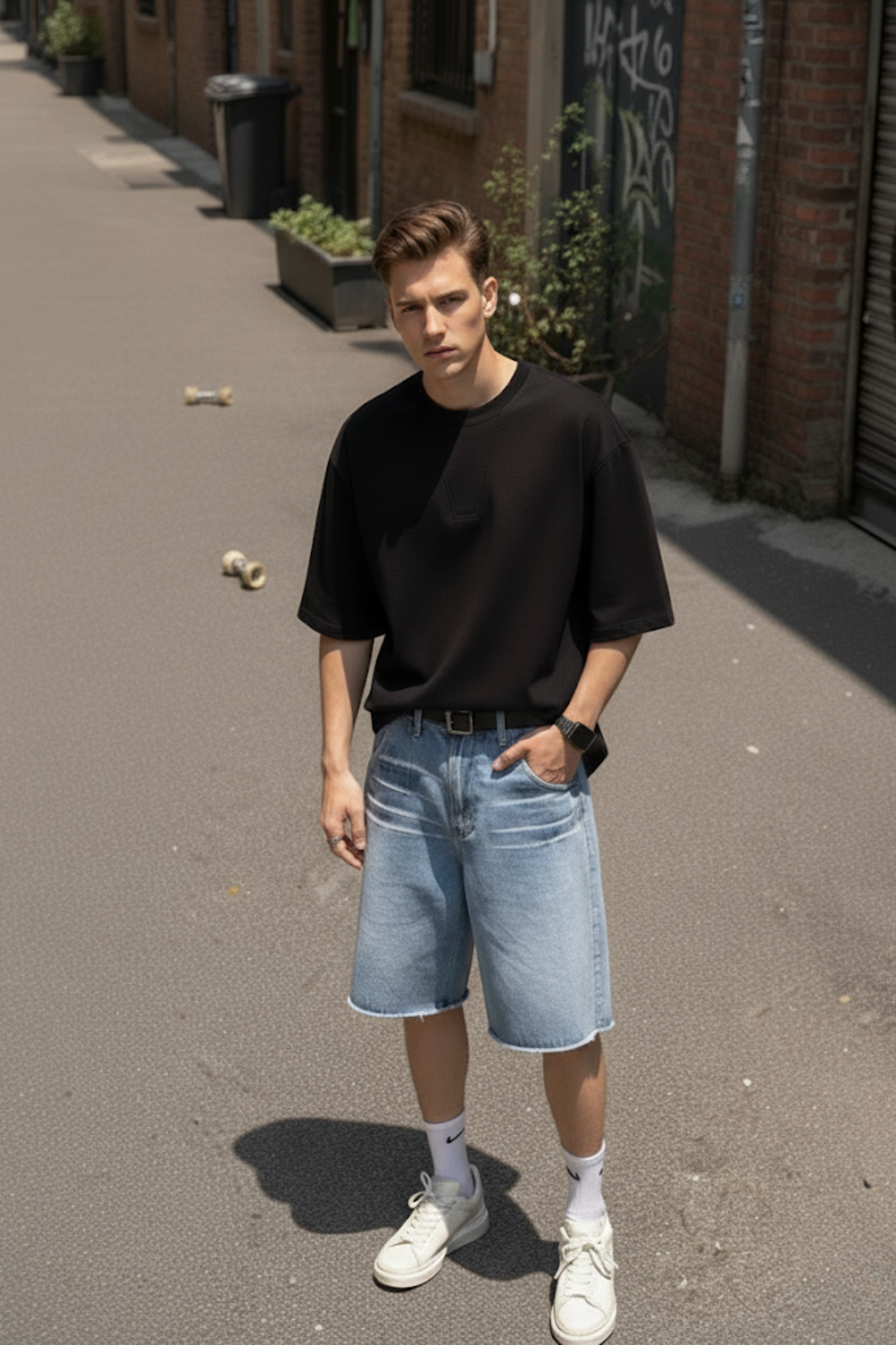 Bella hadid jorts
