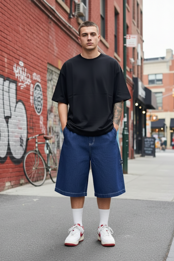 Jorts Dunkelblau