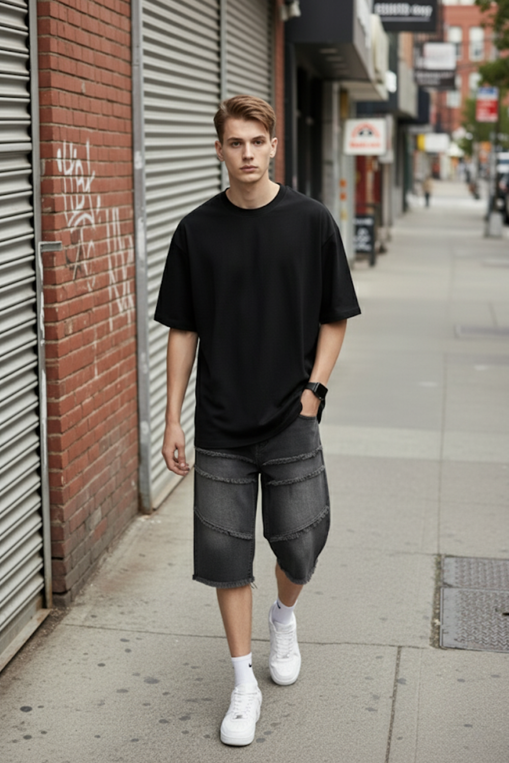 Grey jorts