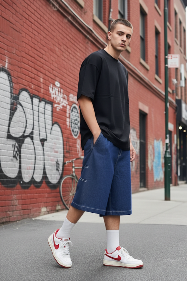 Jorts Dunkelblau