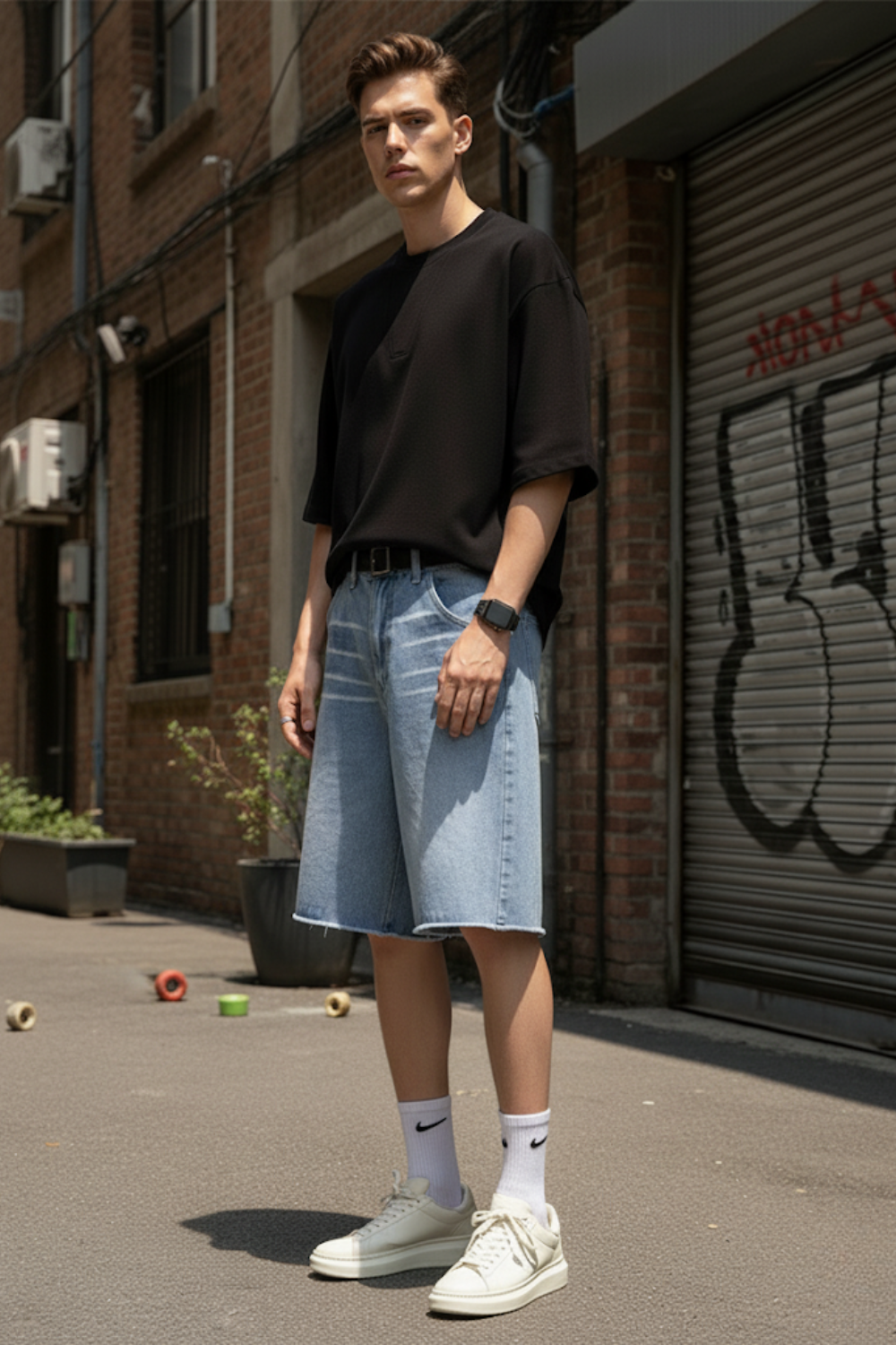 Bella hadid jorts