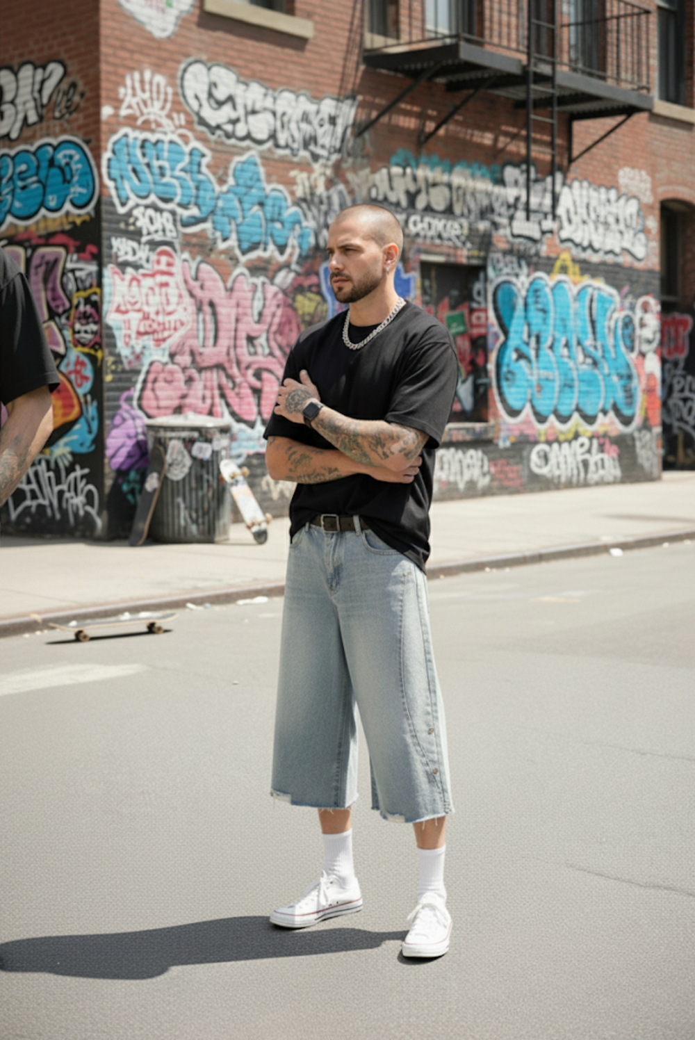 Ripped jorts