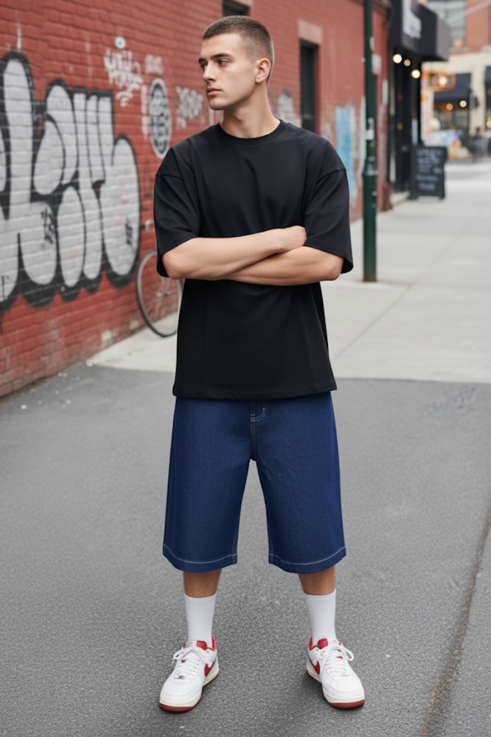Jorts Dunkelblau