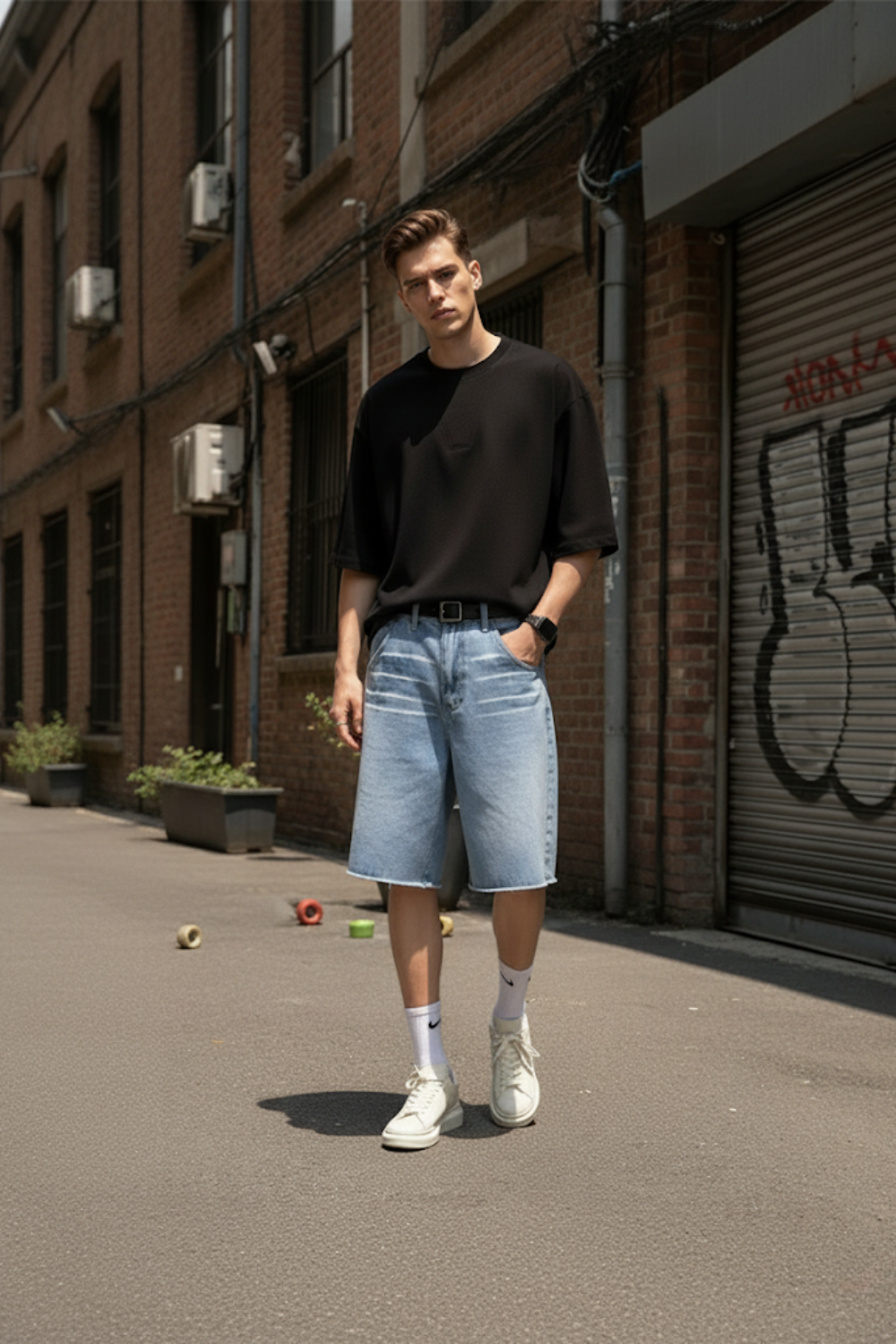 Bella hadid jorts
