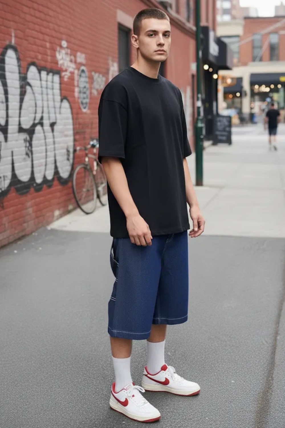 Jorts Dunkelblau