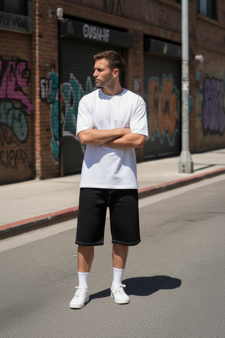 Low rise jorts