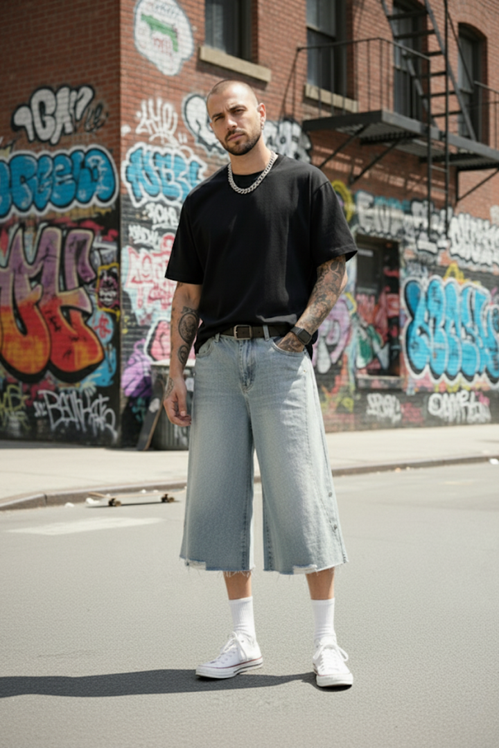 Ripped jorts