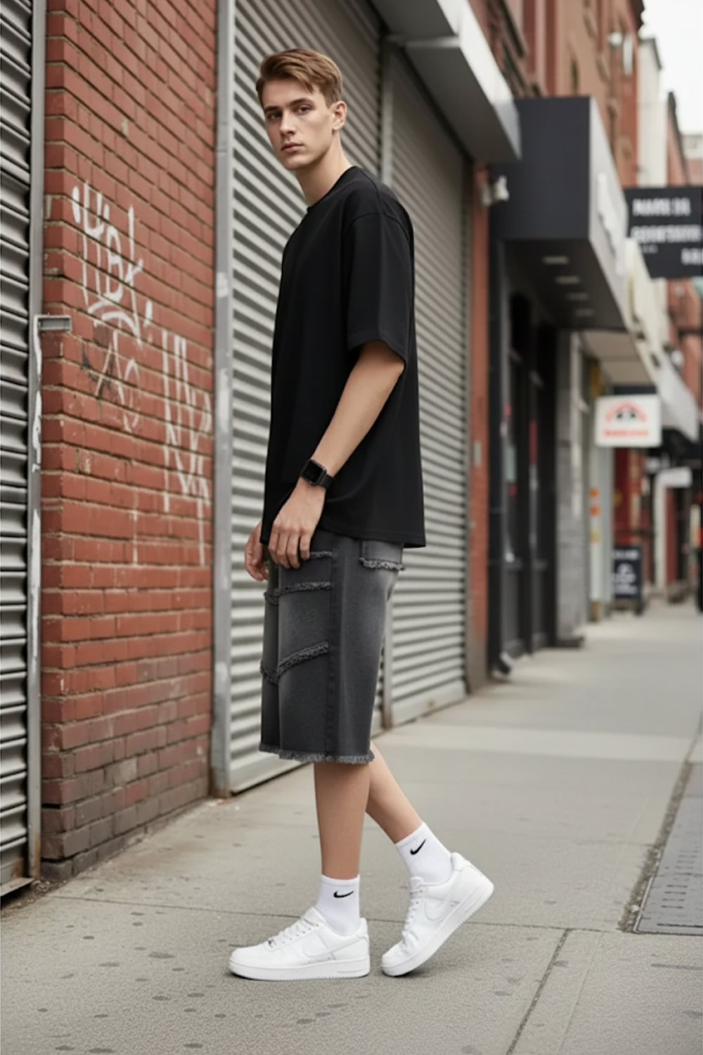Grey jorts