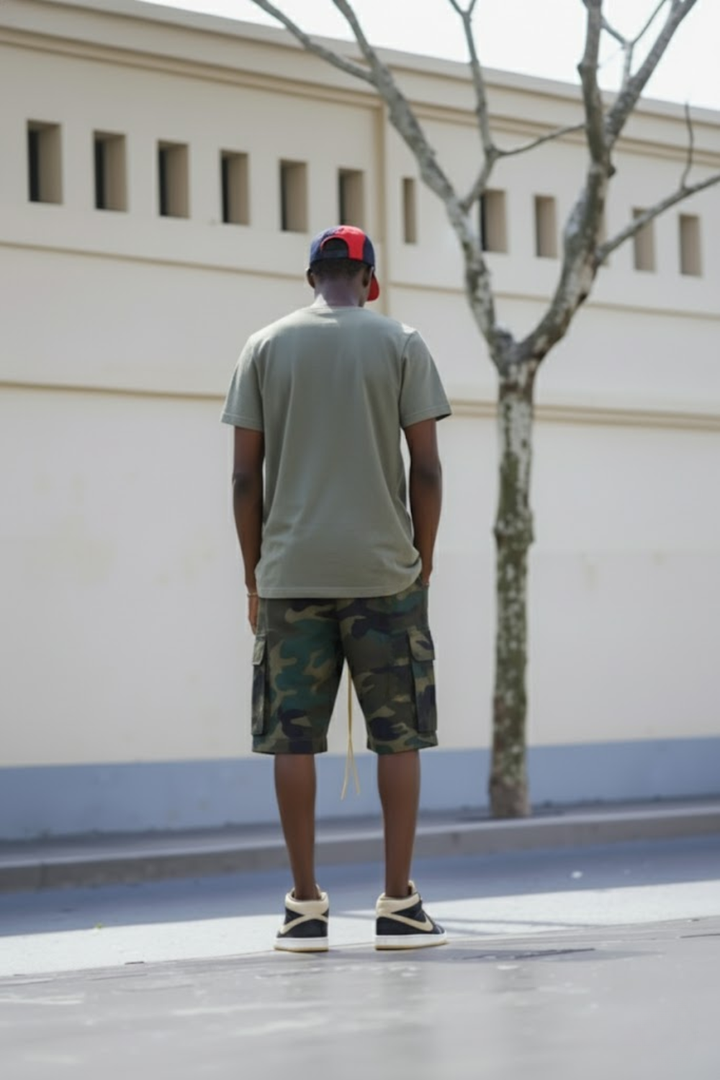 Camouflage jorts