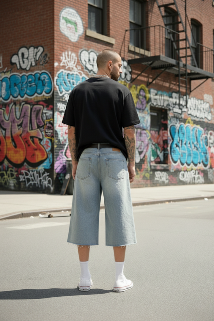 Ripped jorts