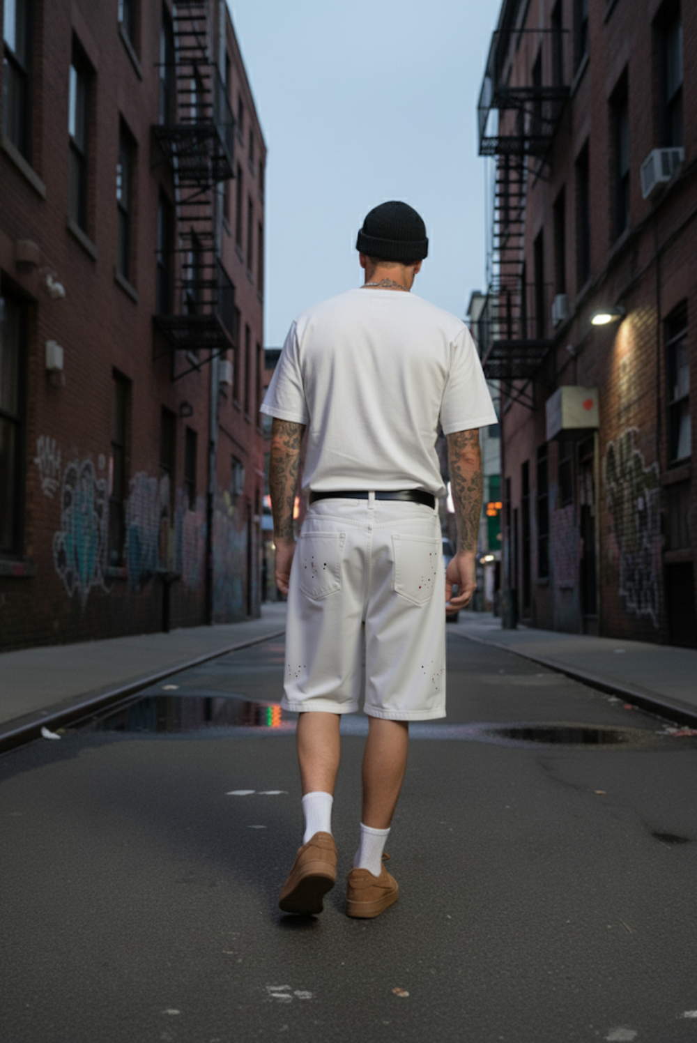 White jorts