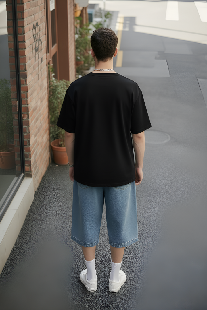 Jorts light blue