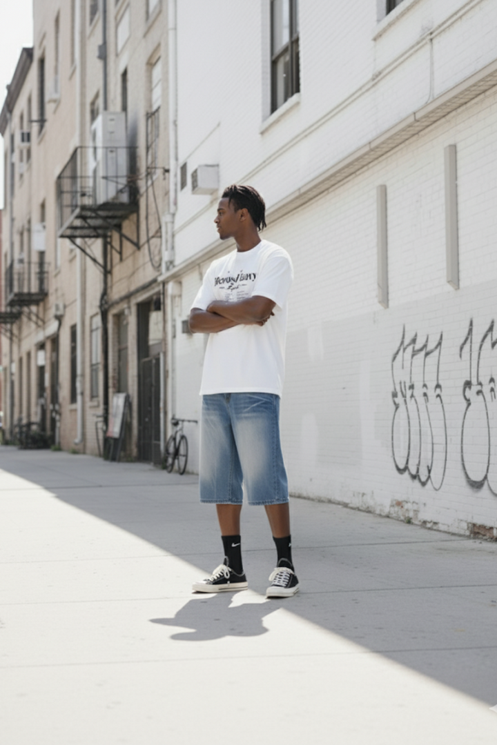 Baggy skater jorts