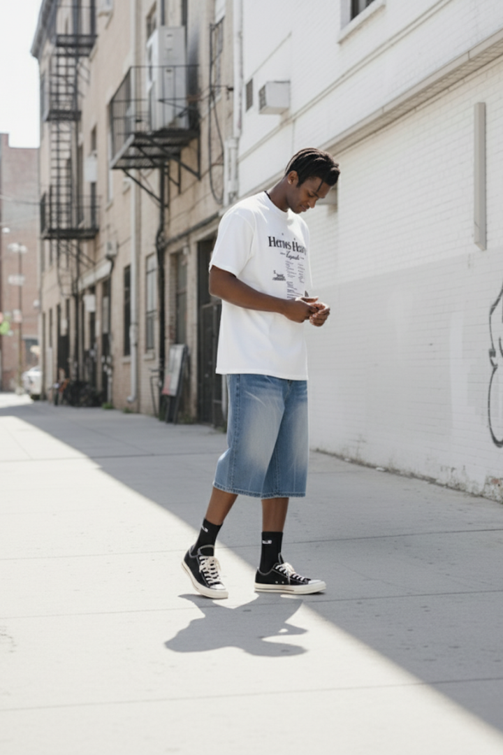 Baggy skater jorts