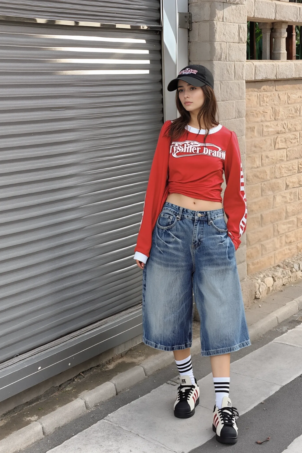 Baggy skater jorts